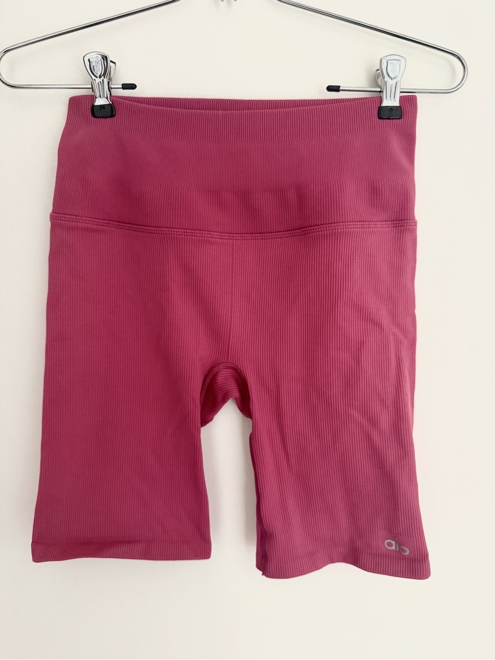 ALO Yoga Womens Seamless Ribbed Favorite Shorts